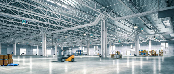 interno capanno industriale